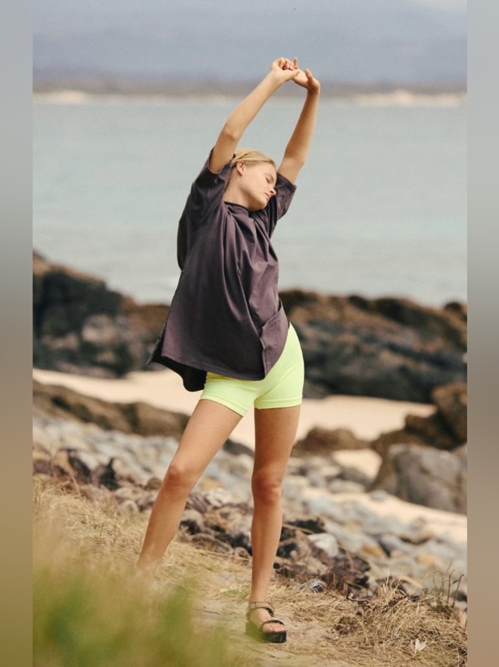 FP Movement by Free People ~ Throw Over Tunic ~ Color: Gunmetal ~ XS ~ * N W T * - Picture 7 of 13